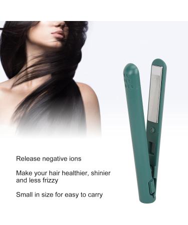 Portable Hair Straightener Flat Iron - Even Heating & Constant Temperature - Stylish Green for All Hair Types - Buy Online on GoSupps.com