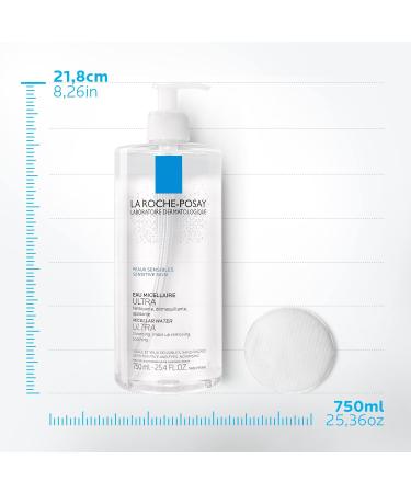 La Roche-Posay Micellar Water 750ml - Gentle Cleansing for Sensitive Skin - Buy Online on GoSupps.com