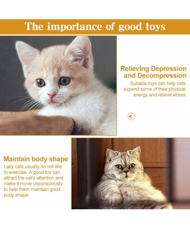 Movkzacv 12-Piece Interactive Cat Toy Set | Self-Employment Suction Cup Toys with Feathers | Multi-Colored & 2 Modes - Perfect for International Shipping - Buy Online on GoSupps.com