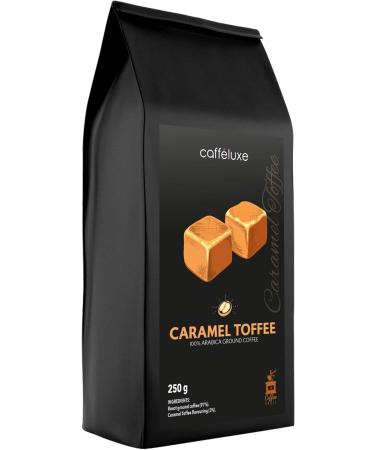 Caffeluxe Medium Roast Flavoured Ground Coffee Beans 100% Arabica Filter Coffee - Irish Cream Caramel Toffee & Cr me Br l e - 3x 250g - Buy Online on GoSupps.com