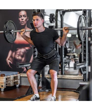 Sinovati Premium Weight Lifting Belt - Durable Cowhide Lever Belt for Powerlifting & Bodybuilding | 10cm Height | Unisex Fitness Gear - Buy Online on GoSupps.com