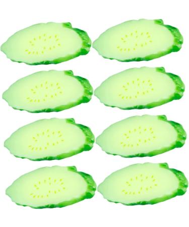 Alipis 40 Pcs Simulation Cucumber Slice Fake Vegetable Decorations Kids Artificial Lemons Lifelike Photo Props Kid Toy Greenery Decor Green Decorations Models Basket Pvc Child Food Play - Buy Online on GoSupps.com