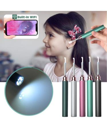 Wireless Ear Camera and Wax Remover - Azusumi Otoscope Ear Cleaner for Children and Adults (Green) - Buy Online on GoSupps.com