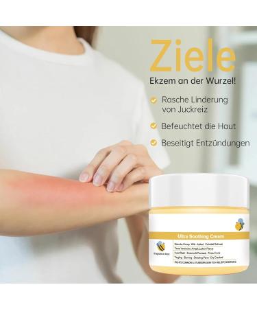 Soothing and Repairing Cream | 50ml Natural Skin Moisturizer Itch Relief Cream for Dry Skin Redness and Itching Soothing and Nourishing and - Buy Online on GoSupps.com
