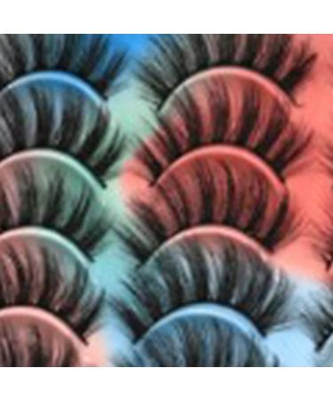 Soft & Light Black 3D False Eyelashes - 40 Pieces | Comfortable Long Lasting Makeup Tools for Daily & Party Use | Ideal for Beginners - Buy Online on GoSupps.com