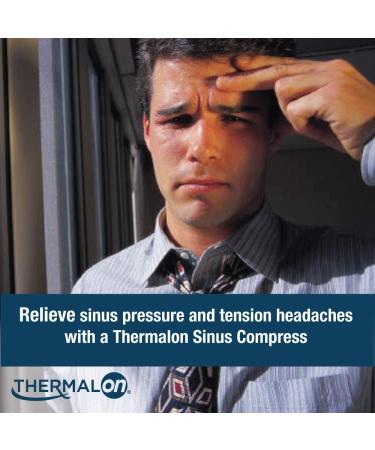 Thermalon Sinus Relief Mask 5 1/2 x 8 with Ties | Moist Heat-Cold Therapy - Buy Online on GoSupps.com