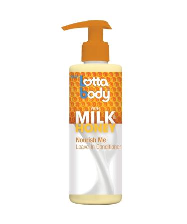 Lotta Body Nourish Me Leave In Conditioner - Milk & Honey 10.1 Fl Oz | Lock In Moisture Detangle & Add Shine - International Shipping Available - Buy Online on GoSupps.com