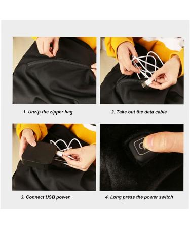 Buy Electric Heating Scarf - Soft Plush with 3 Gears Temperature Adjustment | Perfect Heating Blanket & Mat for Shoulders - International Shipping Available - Buy Online on GoSupps.com