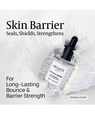 aruen Fermented Tofu Collagen Jelly Serum+Cream Duo - 24hrs Fermented Soy Milk + Bean Essence + 2% Niacinamide - Buy Online on GoSupps.com