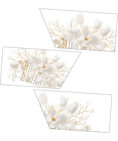 DOITOOL Bridal Hair Comb Bride Wedding Zircon White - Buy Online on GoSupps.com