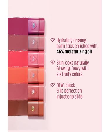 Kaja Juicy Glass Lip Plumping Oil 02 Raspberry Refresher + Dewy Bar - Creamy Multi-Stick Blusher & Lip Balm 04 Fig Smoothie Sorbet + 3-in-1 Blendable Sculpting Trio - Play Bento 01 Butter Up Bundle - Buy Online on GoSupps.com