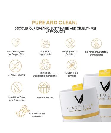 Virtuelle 100% Natural Lip Scrub - Organic 3-in-1 Exfoliator for Plump, Hydrated Lips (Cinnamon Vanilla, 17g) - Buy Online on GoSupps.com