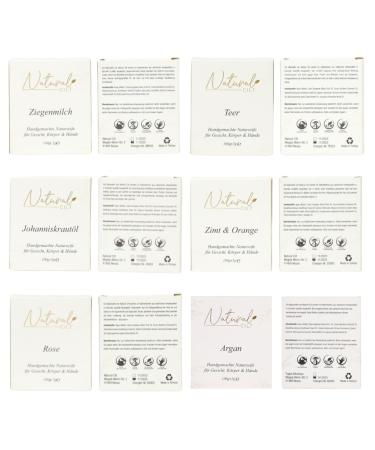 6x Natural Cilt Soap Gift Set - 100% Handmade Chemical-Free Shower Gel for All Skin Types - Certified Natural Food Cosmetics (600g) - Buy Online on GoSupps.com