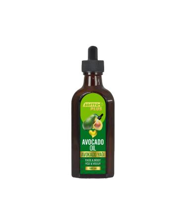 SofttoPlus Softto+Plus Avocado oil 100 ml natural care oil for face d collet and body moisturizing regenerating and antiaging