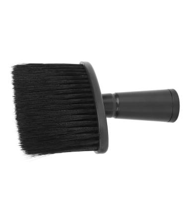 Soft hairdressing brush neck cleaning dust frond hair cutting brush nylon brush hair circular grill design fashionable appearance practical easy to use ABS handle