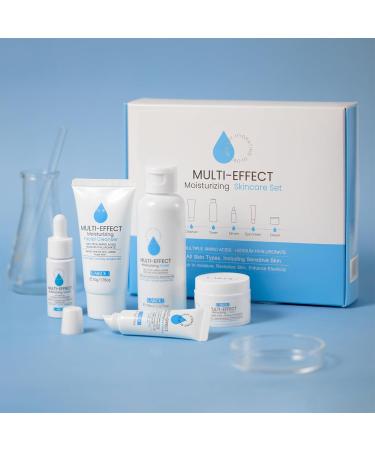 Ultimate Hyaluronic Acid Skin Care Set - Multi-Effect Moisturizing Routine for Women | Serum Cleanser Toner Eye Cream & Face Moisturizer - Buy Online on GoSupps.com