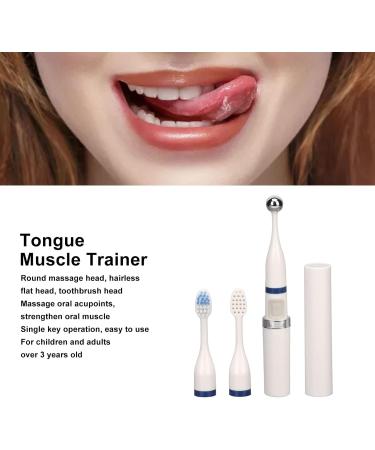 Electric Mouth Coach - Interchangeable Brush Heads & Tongue Muscle Training Device for Effective Mouth Rehabilitation - Buy Online on GoSupps.com