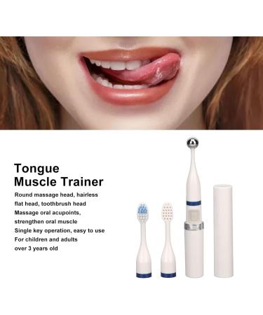 Buy Electric Tongue Trainer for Adults | Replaceable Heads & Muscle Massage | Enhance Oral Fitness - Buy Online on GoSupps.com