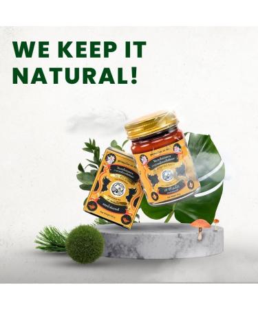 Thai Herbs Balm - All Natural Red Balm with 20 Herbal Extracts (Pack of 3) - 10g | International Shipping Available - Buy Online on GoSupps.com