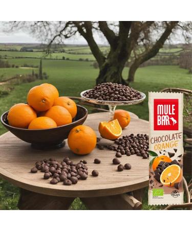 Mulebar - Energy bar - Chocolate - 40g - Orange - Organic - Vegan - Made in France - Buy Online on GoSupps.com
