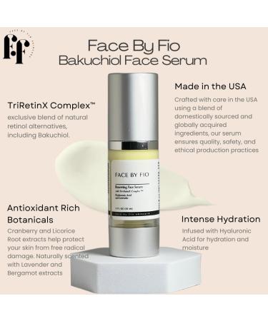 Bakuchiol Face Serum with Hyaluronic Acid | Natural Retinol Alternative | Anti-Aging & Paraben-Free | Reduce Wrinkles & Fine Lines - Buy Online on GoSupps.com