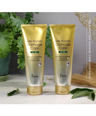 ROKKISS Milk Protein Hair Pack 250ml - Repair and Nourish Damaged Hair - Buy Online on GoSupps.com