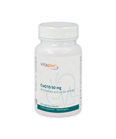 Vitamlex |COQ10 (Coenzyme Q10) in capsules |High quality Q10 from Kaneka |GMO -free hypoallergenic suitable for vegetarians and vegans |60 vegan capsules