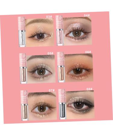 8pcs Shimmer Liquid Eyeshadow Set - Long Lasting Glitter Eye Makeup Accessories for Stunning Looks - Buy Online on GoSupps.com