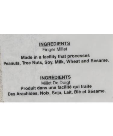 Udupi Ragi Flour - 907g (2 lbs) Pack of 2 | Premium Finger Millet Flour - Buy Online on GoSupps.com