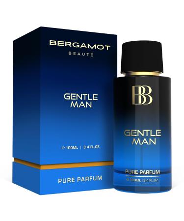 Bergamot_Beaute GENTLE MAN Aquatic Pure Parfum | Bergamot Musk & Vanilla | 12+Hrs Long Lasting Perfume for Men | Higher Concentration than EDP 100ML