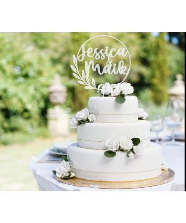 Personalized Cake Topper with Name - Natural Wood Decoration | Birch Multiplex Acrylic Accessory for Any Occasion - Buy Online on GoSupps.com