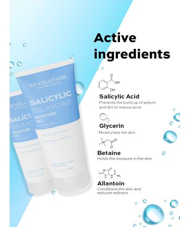 Revolution Skincare 2% Salicylic Acid BHA Serum - Clears Blemishes, Tightens Pores, Vegan & Cruelty Free - 30ml - Buy Online on GoSupps.com
