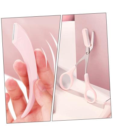 Eyebrow Trimmer Kit for Women - Curved Razor Comb & Precision Scissors for Perfect Grooming & Shaping | International Shipping Available - Buy Online on GoSupps.com