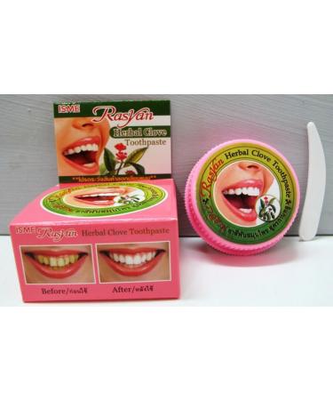 ISME Rasyan Herbal Clove Toothpaste - 6 Box Set | Anti-Bacterial Bad Breath & Tooth Decay Relief | International Shipping Available - Buy Online on GoSupps.com