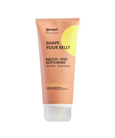 Goovi GOOVI Shape Your Belly and Hips Firming Body Cream Tummy Hips & Arms 97% Natural Ingredients 200ml