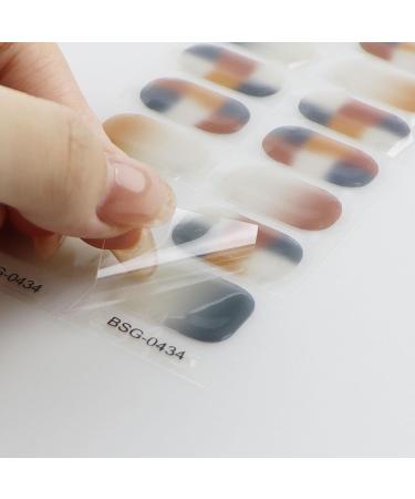 JMEOWIO Brown Green Nail Foil - Self-Adhesive Gel Nail Stickers for Stunning UV Cured Designs - International Shipping - Buy Online on GoSupps.com