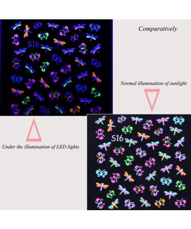 LALAFINA Manicure Set Makeup Set Makeup Set Luminous Nail Art luminous nail art floral nail decals glow in the dark nail art Stickers Self- Adhesive Nail Kits Nail Kits Nail Kit - Buy Online on GoSupps.com