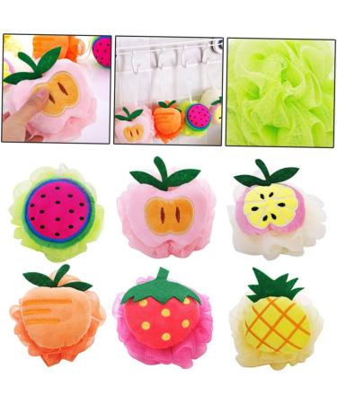 Angoily 8 Pcs Bath Ball Mesh Sponge Pouf - Premium Shower Balls for Luxurious Bathing | Buy Internationally - Buy Online on GoSupps.com