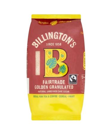 Fairtrade Natural Gold Granulated Sugar Billington (500G)