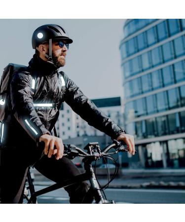 Reflecto Stick-on Reflector Stickers - 14-Piece Self-Adhesive Set in Metallic Matte Black for Textiles Strollers Helmets & Backpacks - Buy Online on GoSupps.com
