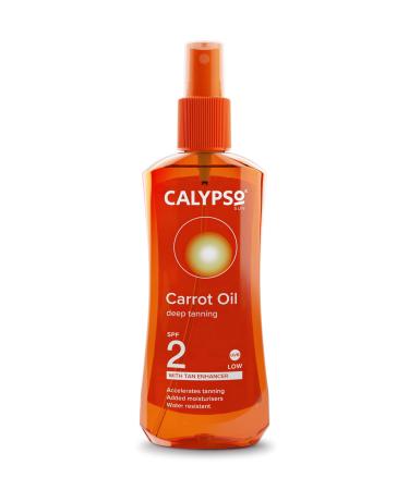 Calypso Carrot Oil Deep Tanning Spray with SPF2 200 ml