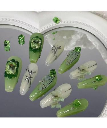 Temperament-enhancing nail art nail wear nail products fake nails summer new explosions Joker white detachable wear.(XS) - Buy Online on GoSupps.com