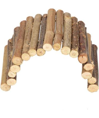 Duokon Hamster Wood Bridge - Small Pet Accessories Wooden Hanging Ladder for Hamsters Mice & Rats - Ideal Cage Decoration & Toys - Buy Online on GoSupps.com