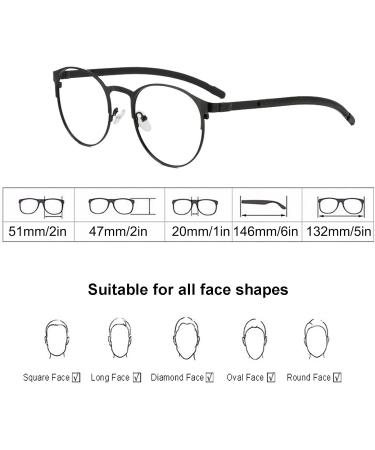 JHDXL Stylish Blue Reading Glasses +1 | Computer Readers with Spring Hinges for Clear Vision - Buy Online on GoSupps.com