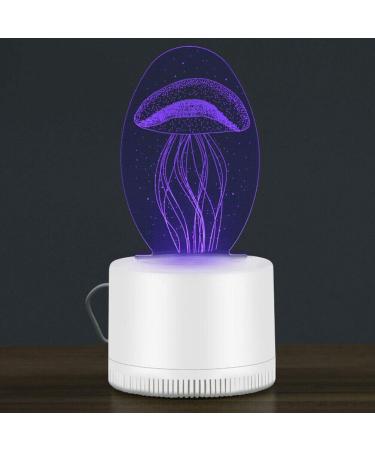 KUKUALE 3D Electronic Mosquito Killer LED USB Zapper Killer Fly Insect Bug Trap Lamp New Seajelly - Buy Online on GoSupps.com
