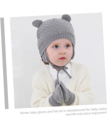Buy ABOOFAN 3 Sets Children's Hat & Gloves - Warm Windproof Knitting Caps & Beautiful Knitted Gloves for Toddlers - Ideal Winter Accessories for Kids - Buy Online on GoSupps.com