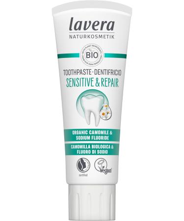 Lavera Organic Sensitive & Repair Toothpaste with Fluoride New 2.54 fl oz
