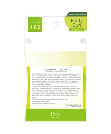 DUP False Eyelashes Natural Series - Japanese Lightweight & Comfortable 2 Pairs of Reusable Strip Lashes for Long-Lasting Wear - Natural 102 Brown Mix - Buy Online on GoSupps.com