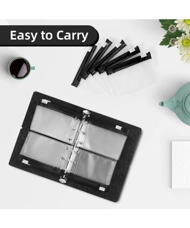 20 Reusable Black Pill Organizer Pouches - Zippered Clear Plastic Travel Bags for Medicine Storage - Buy Online on GoSupps.com