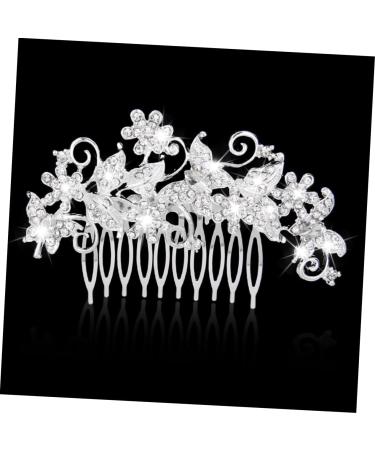 FRCOLOR Bridal Wedding Hair Comb Wedding Tiara Rhinestone Comb Pearls Tiara Hair Clips Hair Clips Wig Hair Comb Slide Clip Hairpiece Hair Comb with Rhinestones Vintage Headpiece Hair Pin - Buy Online on GoSupps.com